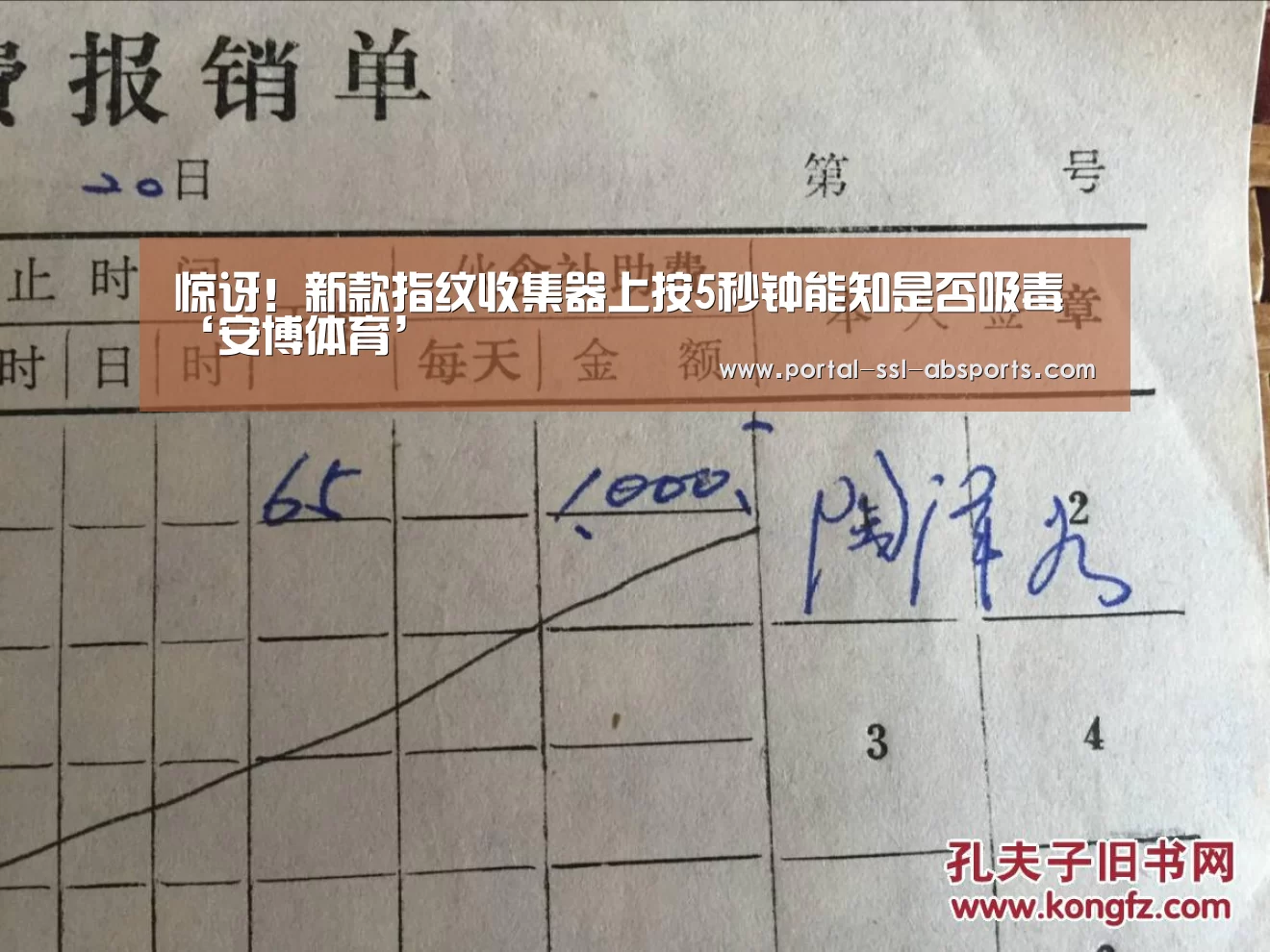 惊讶!新款指纹收集器上按5秒钟能知是否吸毒‘安博体育’(图2) 安博体育